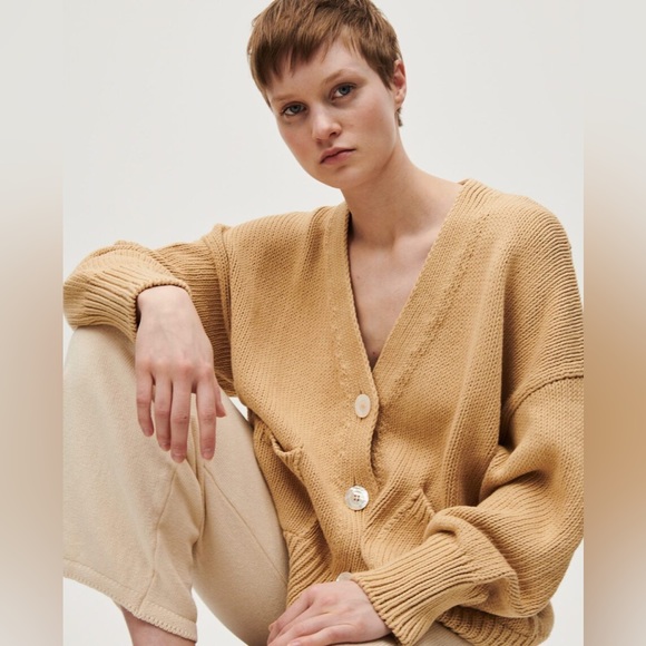 Babaa Sweaters - Babaa no 16 cardigan in clay pot